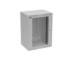 Nástěnný nýtovaný rozvaděč GrandN DUO 12U s prosklenými dveřmi,hl.450mm 83000387