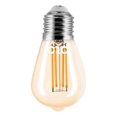 LED žárovka ORO AMBER E27 ST45 4W WW LED-POL ORO33238