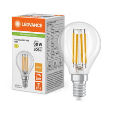 Světelný zdroj LED CLASSIC P DIM P 5.9W 827 Clear E14 LEDVANCE 4099854778520