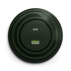 USB zásuvka A+C GREENLUX KLIKLAP Z/USB Green