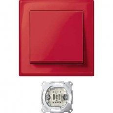 Merten Jumbo přepínač střídavý ř.6 10 A červený komplet SCHNEIDER MTN3341-1406
