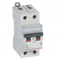 DX3 JISTIČ, 2 PÓLOVÝ, CHAR. C,6A 10000A/16KA LEGRAND 409199