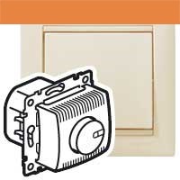 VA BÉŽ. STMÍVAČ 1000W OTOČNÝ LEGRAND 774160RD