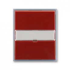 ABB 3558E-A00610 24 Kryt spínače jednoduchý, s popisovým polem, s čirým průzorem