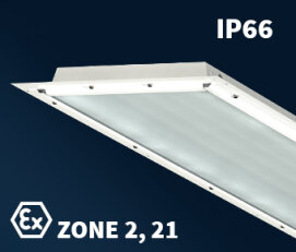 Prachotěsné svítidlo FILA-N-LED-2,21-OP-5000-218-4K-3F IP66 5x1,5mm2