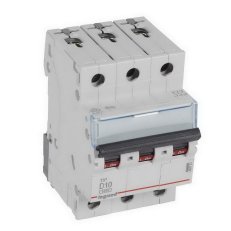TX3 JISTIČ, 3 PÓLOVÝ, CHAR. D, 10A 6000A LEGRAND 403753