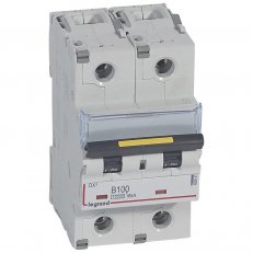 DX3 JISTIČ, 2 PÓLOVÝ, CHAR. B,100A 10000A/16KA LEGRAND 408967