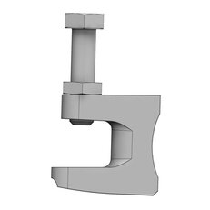 Svorka 8 mm (Jupiter) KOPOS US 1_ZNCR