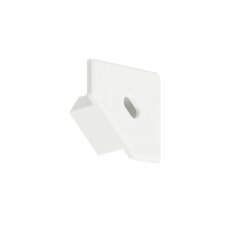 Záslepka s otvorem KLUŚ 45-ALU-OTW pro AL profil, bílá /21003/ C20124C10TW