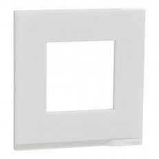 Unica Pure Krycí rámeček jednonásobný, Translucide White SCHNEIDER NU600289