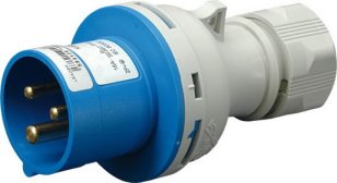Průmyslová vidlice na pohyblivý přívod 3F IP44 32A 400V 3p+N+PE ETI 004482021