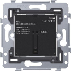 Smart jednoduchý spínač, 10 A, ZigbeeŽ NIKO 552-72111
