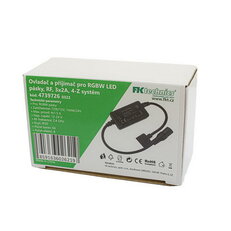 Ovladač a přijímač pro RGBW LED pásky RF 4x1.5A 4zónový systém 4739726