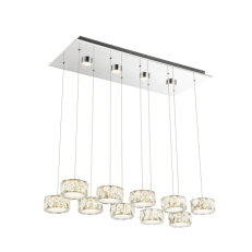 Závěsné svítidlo AMUR chrom LED 96W 230V, 6500lm, 4000K GLOBO 49350-92H