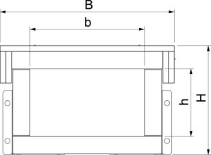 OBO PLCS D061220 Protipožární kanál PYROLINE Con EI30-EI60 1000x200x120 šedá