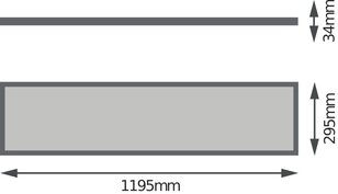 LED panel LEDVANCE 4IN1 300 x 1200 1200 32 W 4000 K