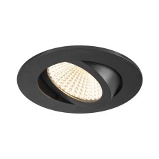 NEW TRIA 68 stropní vestavné svítidlo 1800-3000K 60° IP20 kulaté černá