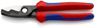 Kabelové nůžky s dvojitým břitem 200 mm KNIPEX 95 12 200