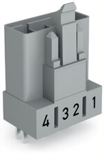 Konektor na desky plošných spojů rovné provedení 4pól. šedá WAGO 890-854