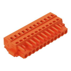 Pružinová svorka CAGE CLAMP 2,5mm2 oranžová 12pól. WAGO 231-312/107-000