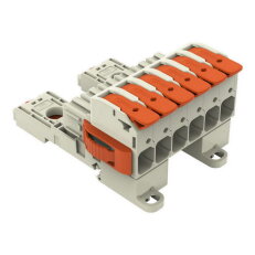 Pružinová svorka páčka CAGE CLAMP šedá 16mm2 6pól. WAGO 832-1106/037-000/306-000