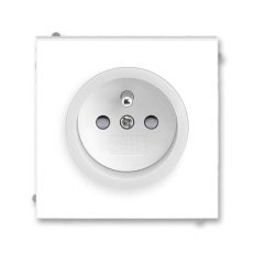 ABB NEO Zásuvka s ochr. kolíkem s clonkami bílá/ledová bílá 5519M-A02357 01