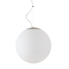 Závěsné LED svítidlo se skleněným stínidlem ADRIA L4 HP 59W IP40 DALI 3K nerez