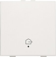 NHC 1násobný ovladač s LED (odchod z domova) WHITE NIKO 101-52921