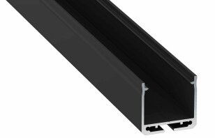 Hliníkový profil AL-PROFIL DILEDA BLACK 1M (10-0185-10) GREENLUX GXLP2012