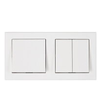 Set spínače č.1 a přepínače č.5, šroubové svorky, bílý SCHRACK EV106201B-