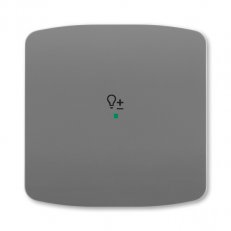 ABB Tango Kryt 1násobný symbol stmívání kouřová šedá 6220A-A01004 S2