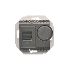 Termostat s vnitřním senzorem, antracitová metalizovaná DRT10W.02/48