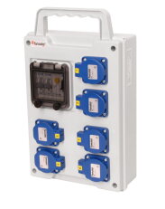 Zásuvková skříň EB 600000.1 /4M EasyBOX IP44 jištěná s chráničem 25/2/003 EB373