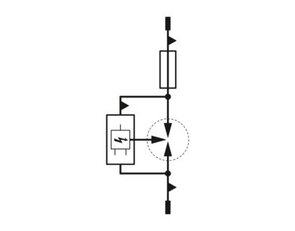 Zásuvný svodič pro přepěťovou ochranu typ 1 FLT-SEC-H-T1-440/25-P 2907261