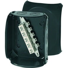 Kabelova rozvodka 6-25 mm2 3f., 35 mm2 1f., 5pol., černá HENSEL KF 2525 B
