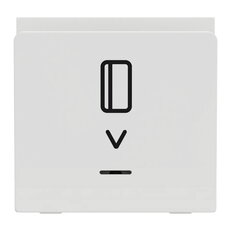 Spínač NOVÁ UNICA pro hotelové karty, 2M, Bílý SCHNEIDER NU328318