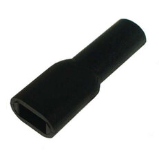 Kryt objímky jednop. 63mm PVC černá tepl
