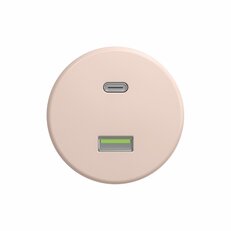 USB zásuvka A+C GREENLUX KLIKLAP R/USB Old pink