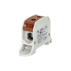 Svorka univerzální RKA 50 L B 150A 1pól. AL/CU hnědá DIN/panel HORA ETEC 1006013