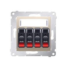 DGL34.01/44 Ctyřnásobná zásuvka reproduk