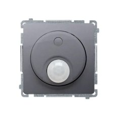 Spínač se senzorem pohybu 20-500W, Stříbro KONTAKT SIMON BMCR10T.01/43