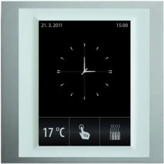 Ovládací dotyková jednotka, pro montáž do zdi RF Touch-B hliník/bílá ELKO EP