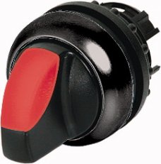 Eaton M22S-WLK3-R Prosvětlená ovládací hlavice, 3polohy, bez aret, 40st, červená