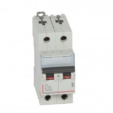 DX3 JISTIČ, 2 PÓLOVÝ, CHAR. C,10A 10000A/16KA LEGRAND 409200