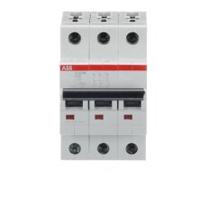 S203M-C6 3 fázový jistič 6 A char. C 10kA ABB 2CDS273001R0064