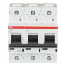 S803S-D63 jistič 3P char. D 63A s klecovou svorkou Icu 50kA ABB 2CCS863001R0631