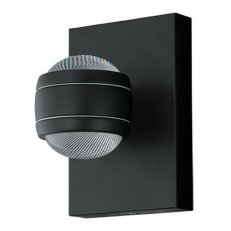 Venkovní nástěnné svítidlo SESIMBA LED černá 7,4W IP44 EGLO 94848