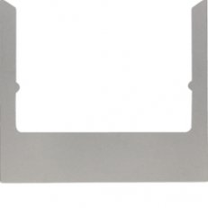 Designový rám pro KNX Touch Control 3,5 ostré hrany ušlecht. ocel mat 13192204