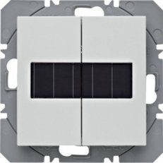 KNX RF tlačítko 2-násobné solární ploché, quicklink, S.1/B.x, bílá mat 85656188