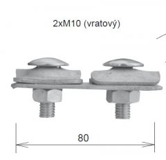 Zkušební svorka SZ Uni 2xM10, N Kovoblesk 23788